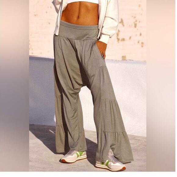 Free People Stay Low Harem Pants S - Picture 2 of 11
